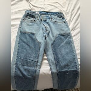 Levi’s 501 two tone jeans